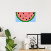 Watermelon Slice Poster (Heimbüro)