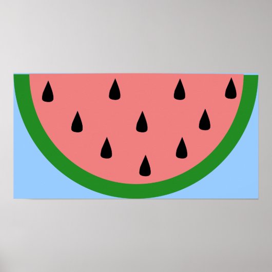 Watermelon Slice Poster (Vorne)