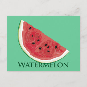 Watermelon Slice Postkarte