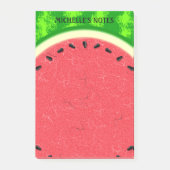 Watermelon Slice Sommer Früchte mit Rind Post-it Klebezettel (Vorderseite)