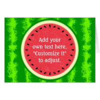 Watermelon Slice Sommer Obst Personalisiert