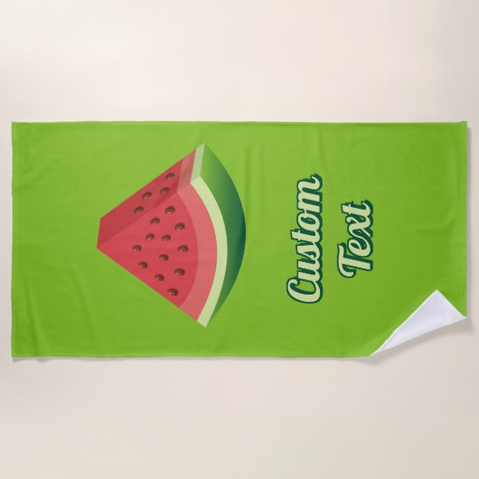 Watermelon Slice Strandtuch (Vorderseite)