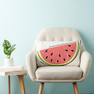 Watermelon Slice Streifen klassische Rückenlehne Lendenkissen