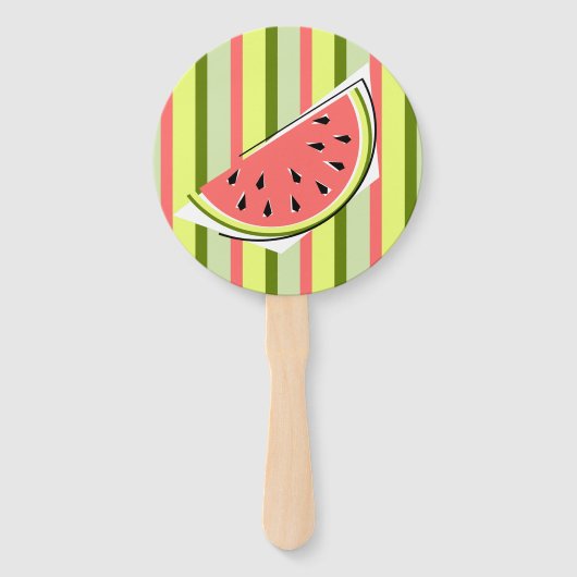 Watermelon Slice Stripe Classic Fächer (Vorderseite)