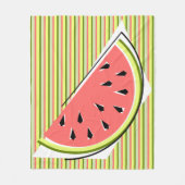 Watermelon Slice Stripe Classic Fleecedecke (Vorderseite)