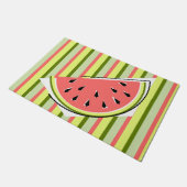 Watermelon Slice Stripe Classic Fußmatte (Schrägansicht)