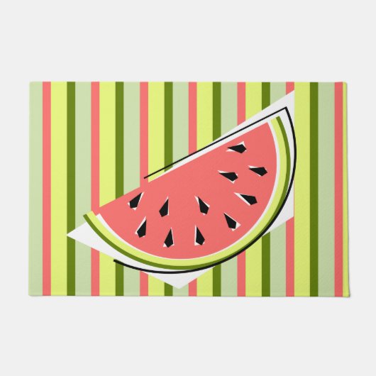 Watermelon Slice Stripe Classic Fußmatte (Vorderseite)