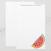 Watermelon Slice Text Briefpapier (Vorne/Hinten)