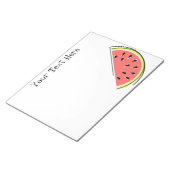 Watermelon Slice Text Notizblock (angewinkelt)