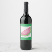 Watermelon Slice Weinetikett (Vorderseite)