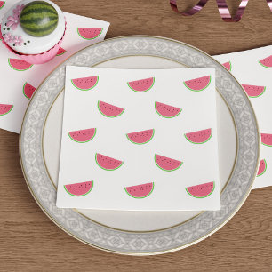 Watermelon Slices Pattern Sommer Picnic GRILLEN Serviette