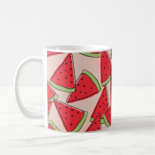 watermelon slices with pink background seamless pa kaffeetasse