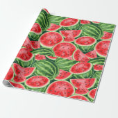 Watermelon Slices Wrapping Paper Geschenkpapier (Ungerollt)