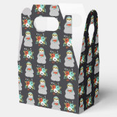 Watermelon Sloth Pattern Geschenkschachtel (Geöffnet)