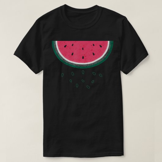 Watermelon Sommer Melon Früchte Halbschatten See T-Shirt (Design vorne)