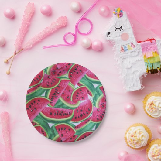 Watermelon Sommer Party Papier Teller (Party)