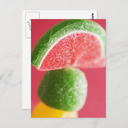 Watermelon Spear Postkarte (Vorne/Hinten)