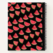 Watermelon Spiralkomposition Notebook Notizblock (Rückseite)