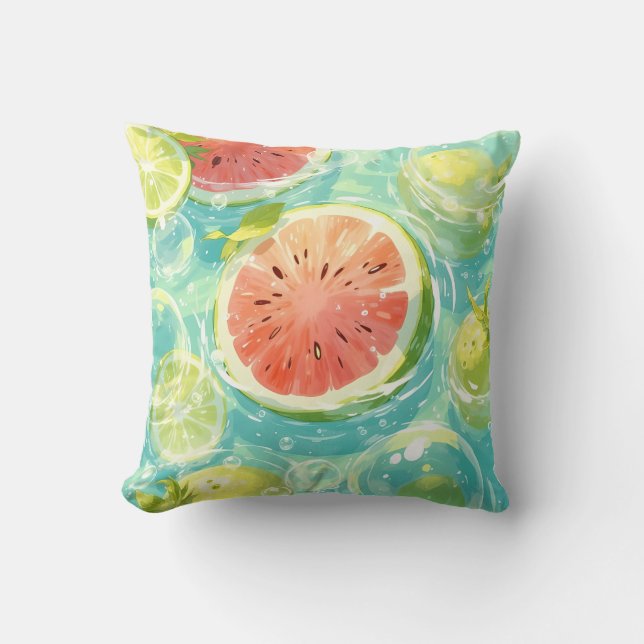 Watermelon Splash Kissen (Vorderseite)