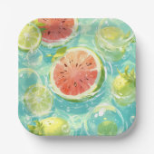 Watermelon Splash Pappteller (Vorderseite)