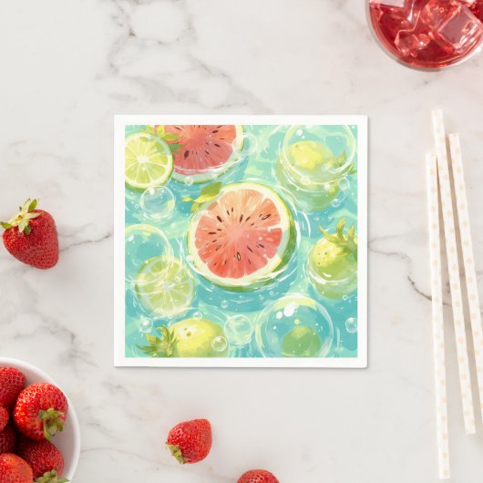 Watermelon Splash Serviette (Beispiel)