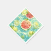 Watermelon Splash Serviette (Ecke)