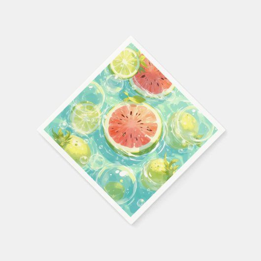 Watermelon Splash Serviette (Ecke)