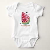 Watermelon star baby strampler (Vorderseite)