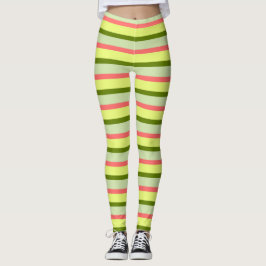 Watermelon Streifen Klassische Leggings