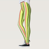 Watermelon Streifen Klassische Leggings (Links)