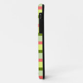 Watermelon Streifen Klassisches Oval "Name" Case-Mate iPhone Hülle (Hinten/Links)