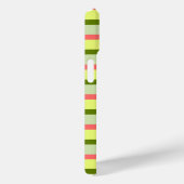 Watermelon Stripe Classic "Monogram" iPhone Gehäus Case-Mate iPhone Hülle (Rückseite / Rechts)