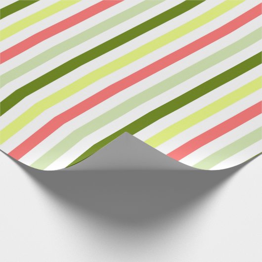 Watermelon Stripe Dünne Packpapier (Ecke)