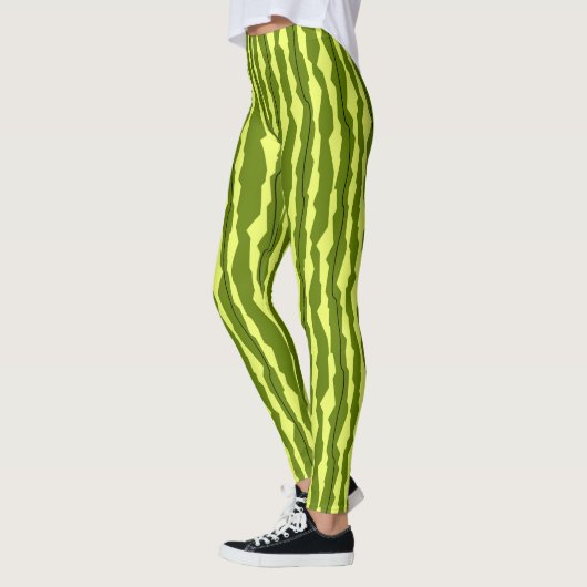 Watermelon Stripe Leggings (Links)