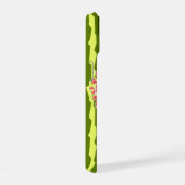Watermelon Stripe 'Monogram' iPhone case 15 Hülle (Rechte Seite)