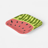 Watermelon Stripe Pink Teller (Gewinkelt)