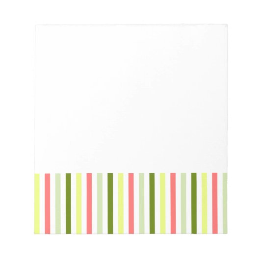 Watermelon Stripe Thin Notizblock (Vorderseite)