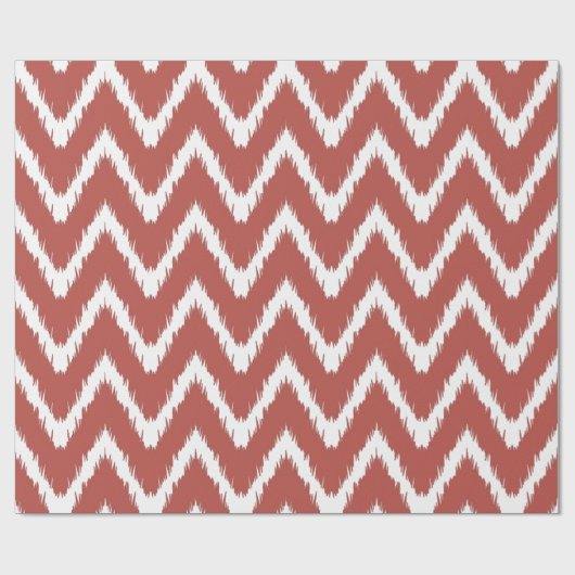 Watermelon Südliche Hütte Chevrons Geschenkpapier (Flach)