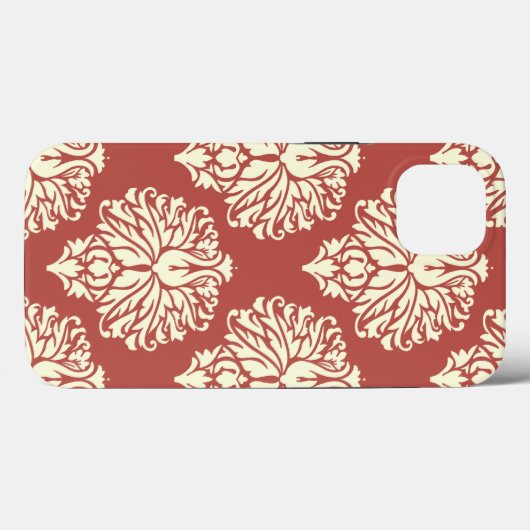 Watermelon Südliche Hütte Damask Case-Mate iPhone Hülle (Rückseite (Horizontal))