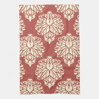Watermelon Südliche Hütte Damask Geschirrtuch