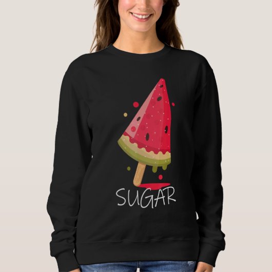 Watermelon Sugar Summer Design Sweatshirt (Vorderseite)