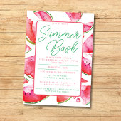 Watermelon Summer Bash Pool Party Einladung