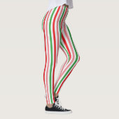 Watermelon Summer Colorful Stripes Pattern-56205 Leggings (Rechts)