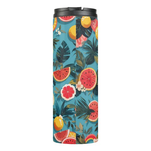 Watermelon Summer Design Thermosbecher (Rückseite)