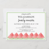 Watermelon Summer Family Wiedersehen Einladung (Vorderseite)