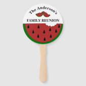 Watermelon Summer Family Wiedersehen Fächer (Rückseite)