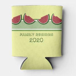 Watermelon Summer Family Wiedersehen Fun Gelb Dosenkühler