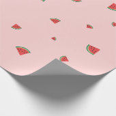 Watermelon Summer Fruit Sweet Pink Geschenkpapier (Ecke)