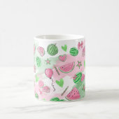 Watermelon Summer Fun Coffee Tasse (Mittel)