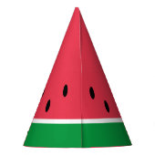 Watermelon Summer Party Hat Partyhütchen (Rückseite)